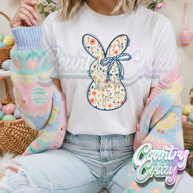 VINTAGE BUNNY // WHITE T-SHIRT-Country Gone Crazy-Country Gone Crazy