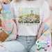 HE IS NOT HERE, HE IS RISEN // WHITE T-SHIRT-Country Gone Crazy-Country Gone Crazy