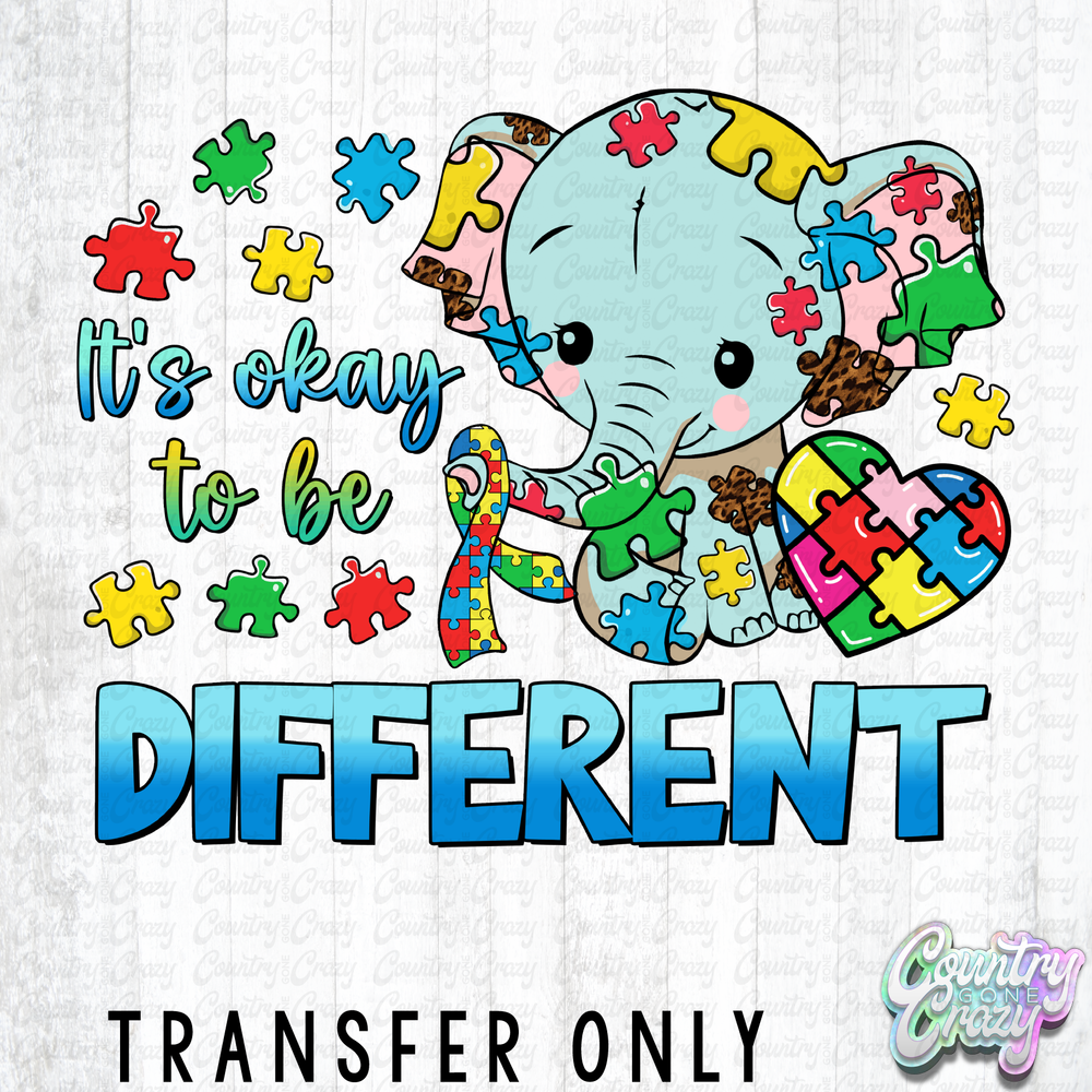 HT5255 • ITS OKAY TO BE DIFFERENT-Country Gone Crazy-Country Gone Crazy