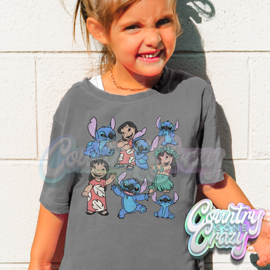 HAWAIIAN FRIENDS - CHARCOAL T-Shirt-Country Gone Crazy-Country Gone Crazy
