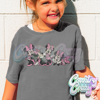 PINK MOUSE - CHARCOAL T-Shirt-Country Gone Crazy-Country Gone Crazy