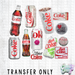 HT5265 • VINTAGE DIET COKE COLLAGE-Country Gone Crazy-Country Gone Crazy