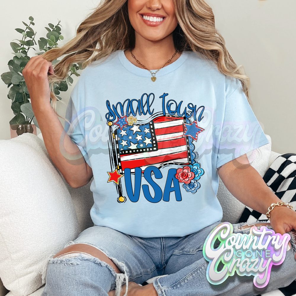 SMALL TOWN USA - T-Shirt-Country Gone Crazy-Country Gone Crazy