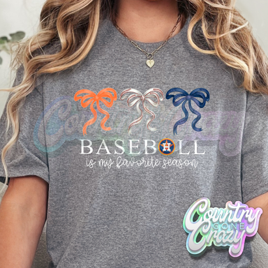 BASEBALL IS MY FAVORITE SEASON - HEATHER GRAPHITE T-Shirt-Country Gone Crazy-Country Gone Crazy