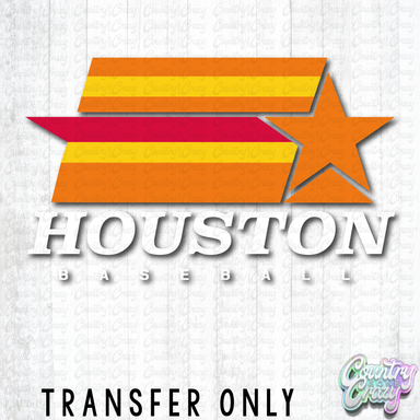 HT5286 • HOUSTON BASEBALL IN WHITE-Country Gone Crazy-Country Gone Crazy