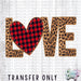 HT530 • Love Leopard Heart-Country Gone Crazy-Country Gone Crazy