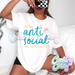 I'M NOT ANTISOCIAL - WHITE T-SHIRT-Country Gone Crazy-Country Gone Crazy