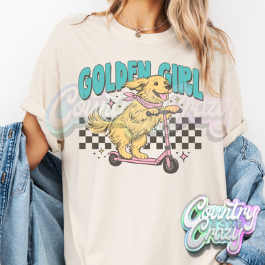 GOLDEN GIRL - NATURAL T-SHIRT-Country Gone Crazy-Country Gone Crazy