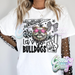 LET'S GO BULLDOGS - WHITE T-SHIRT-Country Gone Crazy-Country Gone Crazy