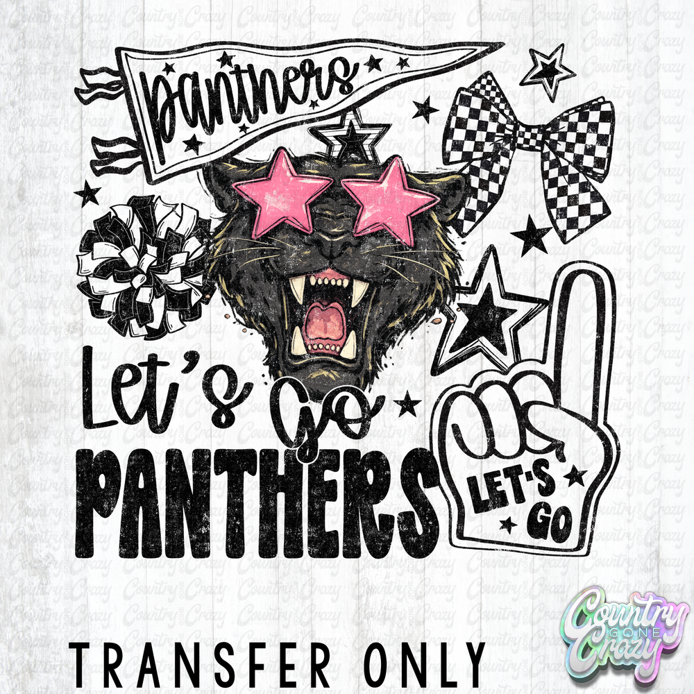 HT5319 • LET'S GO PANTHERS-Country Gone Crazy-Country Gone Crazy