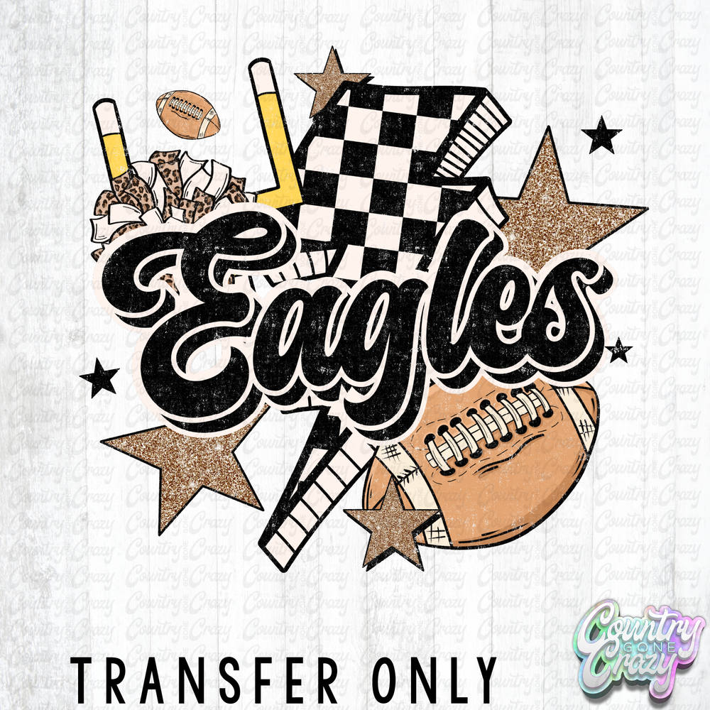 HT5323 • EAGLES FOOTBALL-Country Gone Crazy-Country Gone Crazy