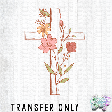 HT5324 • FLORAL CROSS-Country Gone Crazy-Country Gone Crazy
