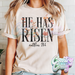 HE IS RISEN - NATURAL T-SHIRT-Country Gone Crazy-Country Gone Crazy