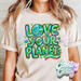 LOVE YOUR PLANET - NATURAL T-Shirt-Country Gone Crazy-Country Gone Crazy