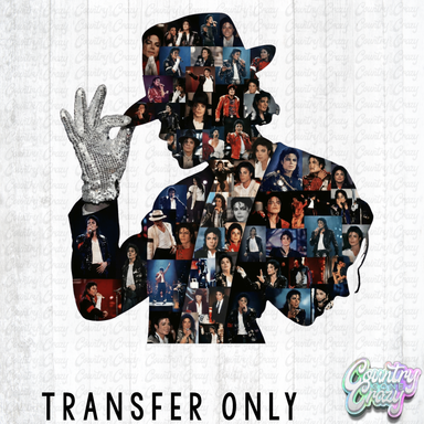 HT5357 • MICHAEL JACKSON COLLAGE SILVER GLOVE-Country Gone Crazy-Country Gone Crazy