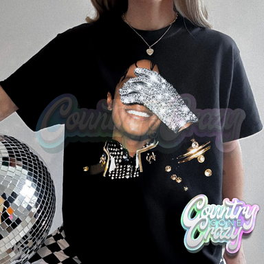 MICHAEL JACKSON - BLACK T-Shirt-Country Gone Crazy-Country Gone Crazy