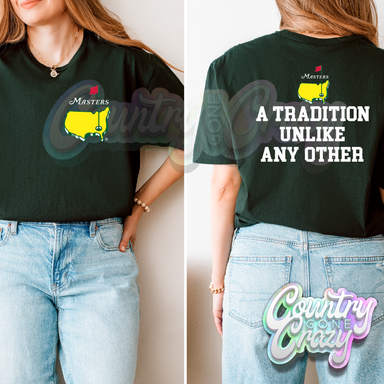 A TRADITION LIKE NO OTHER WITH POCKET IN WHITE - T-Shirt-Country Gone Crazy-Country Gone Crazy