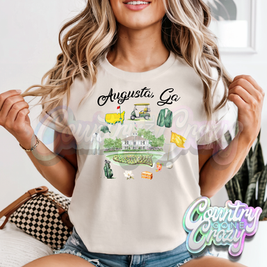AUGUSTA GA - SAND T-Shirt-Country Gone Crazy-Country Gone Crazy