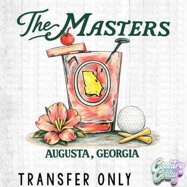 HT5367 • THE MASTERS FLORAL IN GREEN-Country Gone Crazy-Country Gone Crazy