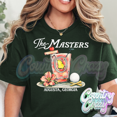 THE MASTERS FLORAL IN WHITE - FOREST T-Shirt-Country Gone Crazy-Country Gone Crazy