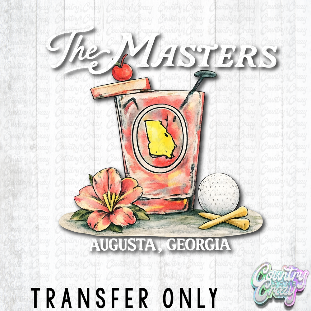 HT5368 • THE MASTERS FLORAL IN WHITE-Country Gone Crazy-Country Gone Crazy