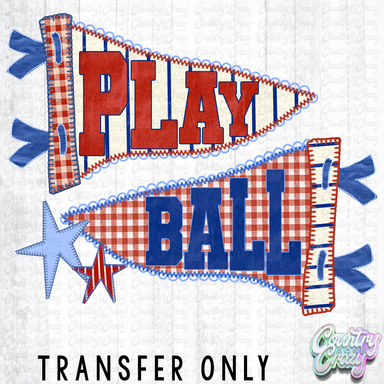 HT5436 • PLAY BALL PENNANTS-Country Gone Crazy-Country Gone Crazy