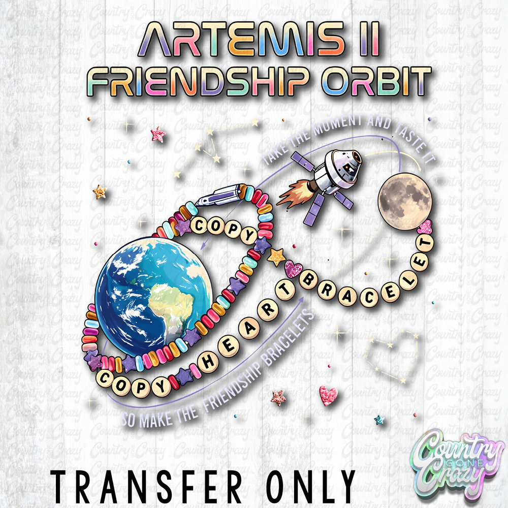 HT5466 • ARTEMIS II - FRIENDSHIP ORBIT IN WHITE-Country Gone Crazy-Country Gone Crazy