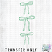 HT5474 • GREEN BOW SLEEVE - LONG-Country Gone Crazy-Country Gone Crazy