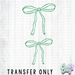 HT5476 • GREEN BOW SLEEVE - SHORT-Country Gone Crazy-Country Gone Crazy