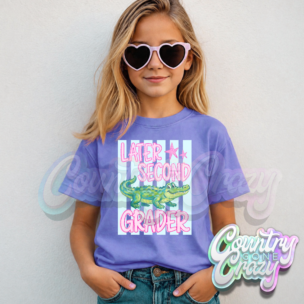 LATER GRADER - VIOLET T-Shirt-Country Gone Crazy-Country Gone Crazy