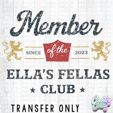 HT5497 • MEMBER OF THE ELLA'S FELLAS-Country Gone Crazy-Country Gone Crazy