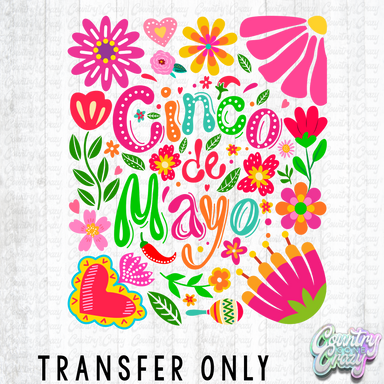 HT5500 • CINCO DE MAYO FLORAL-Country Gone Crazy-Country Gone Crazy