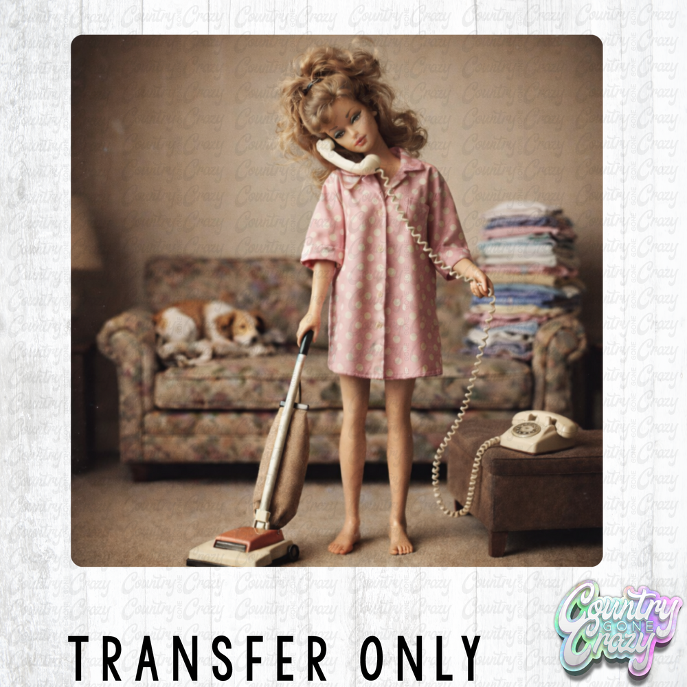 HT5508 • VINTAGE MOM BARBIE-Country Gone Crazy-Country Gone Crazy