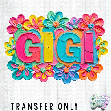 HT5511 • GIGI FLORAL CLAY ART-Country Gone Crazy-Country Gone Crazy