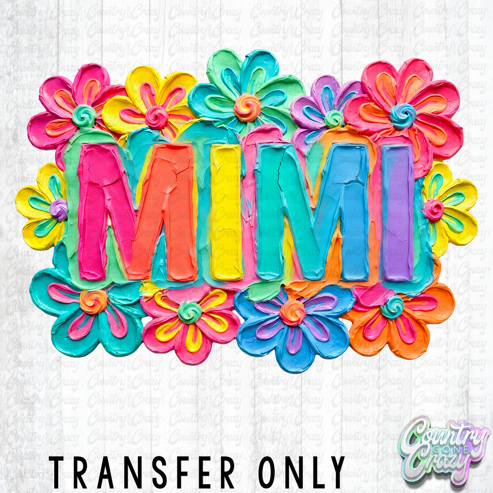 HT5512 • MIMI FLORAL CLAY ART-Country Gone Crazy-Country Gone Crazy