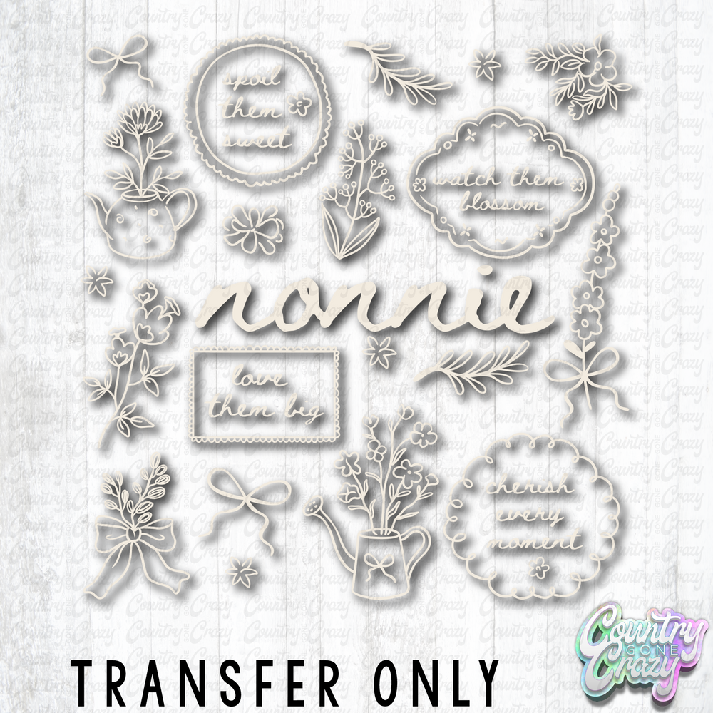 HT5523 • NONNIE COLLAGE-Country Gone Crazy-Country Gone Crazy