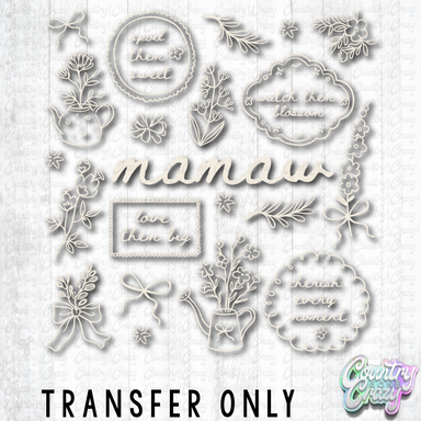 HT5524 • MAMAW COLLAGE-Country Gone Crazy-Country Gone Crazy