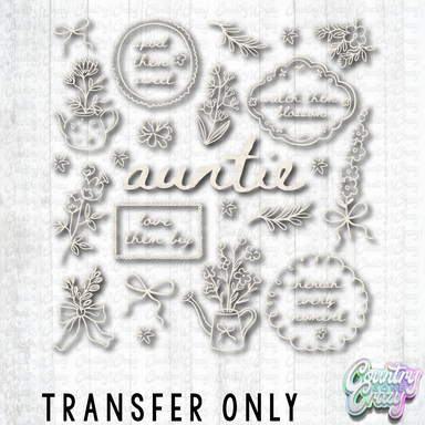 HT5527 • AUNTIE COLLAGE-Country Gone Crazy-Country Gone Crazy