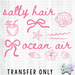 HT5532 • SALTY HAIR OCEAN AIR IN PINK-Country Gone Crazy-Country Gone Crazy