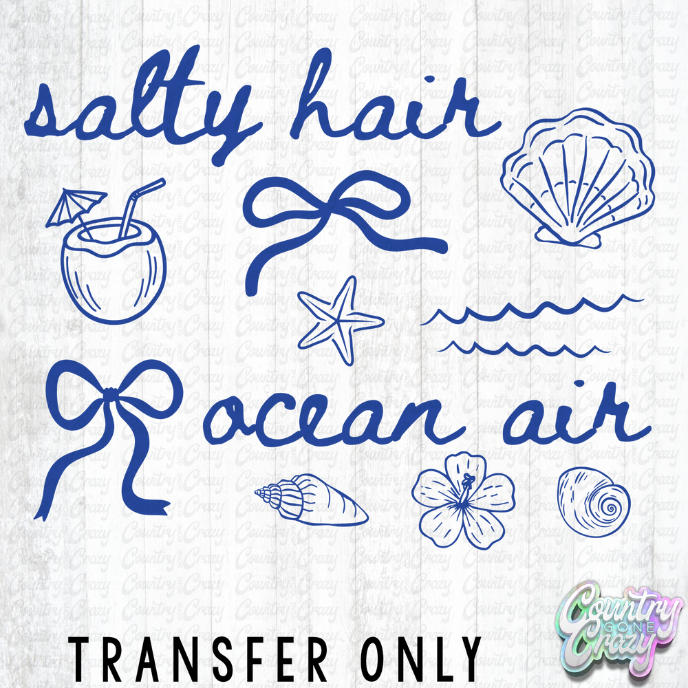 HT5533 • SALTY HAIR OCEAN AIR IN BLUE-Country Gone Crazy-Country Gone Crazy