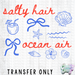 HT5535 • SALTY HAIR OCEAN AIR IN RED-Country Gone Crazy-Country Gone Crazy