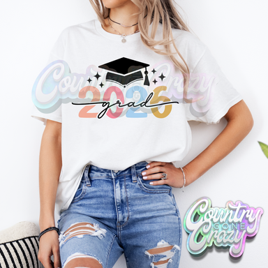 2026 GRAD BLACK WORDS-Country Gone Crazy-Country Gone Crazy