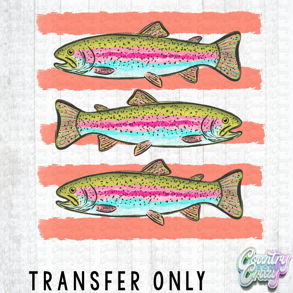 HT5570 • RAINBOW TROUT TRIO-Country Gone Crazy-Country Gone Crazy