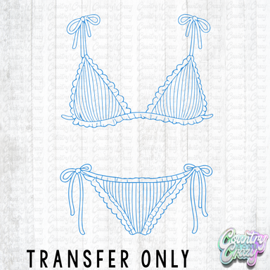HT5589 • BLUE BIKINI-Country Gone Crazy-Country Gone Crazy