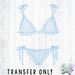 HT5589 • BLUE BIKINI-Country Gone Crazy-Country Gone Crazy