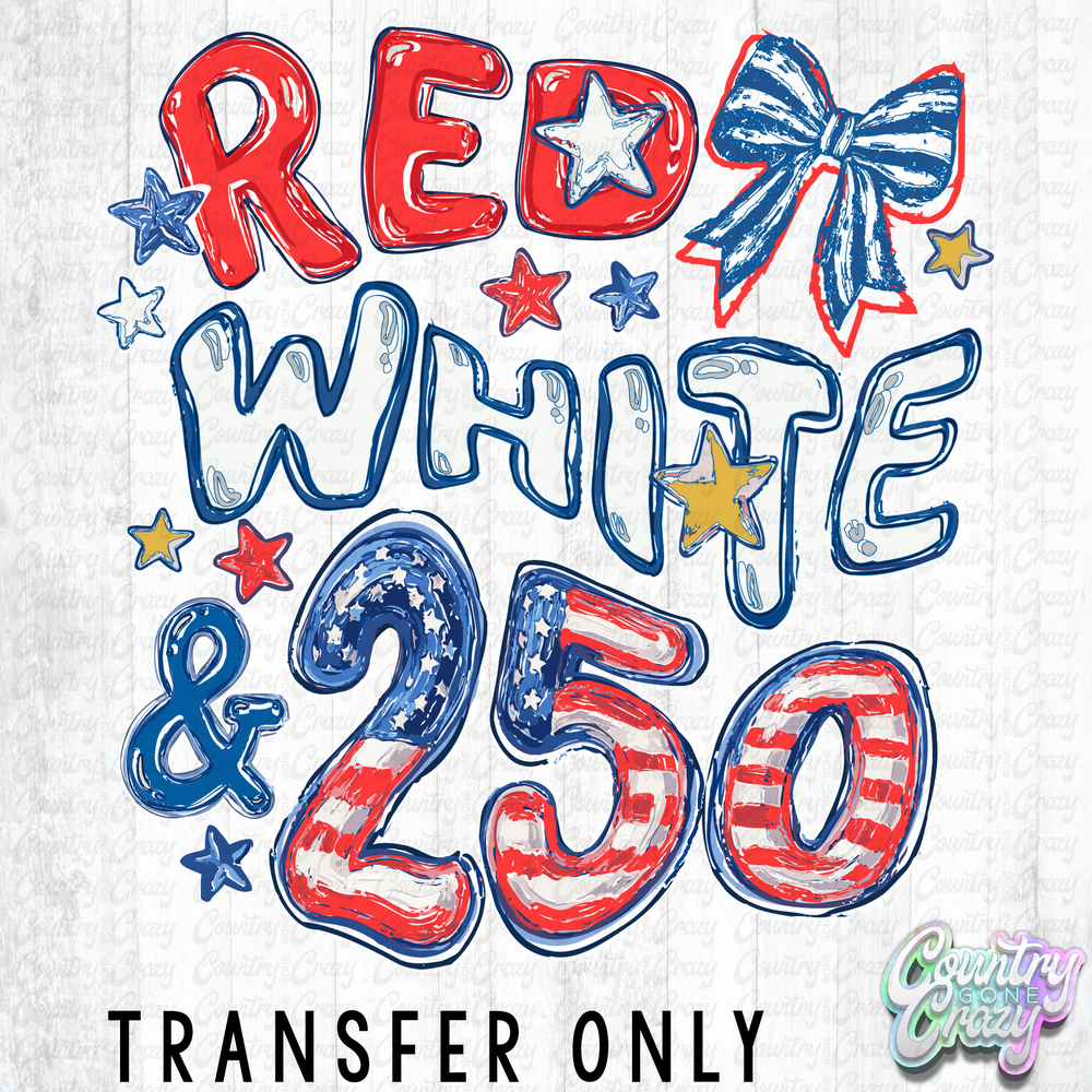 HT5612 • RED WHITE AND 250