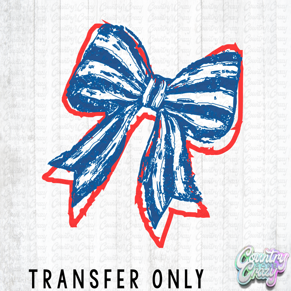 HT5613 • PATRIOTIC BOW POCKET