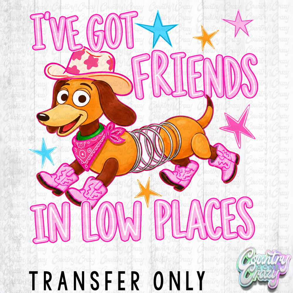 HT5644 • FRIENDS IN LOW PLACES SLINKY DOG-Country Gone Crazy-Country Gone Crazy