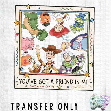 HT5646 • TOY STORY FRIENDS PORTRAIT-Country Gone Crazy-Country Gone Crazy