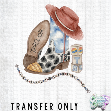HT5647 • TAYLOR'S BOOTS-Country Gone Crazy-Country Gone Crazy